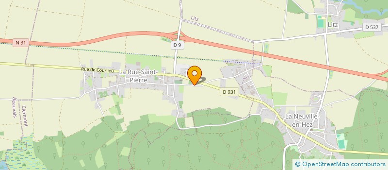 localisation de l'entreprise COMMUNE DE FOUQUEROLLES  FOUQUEROLLES