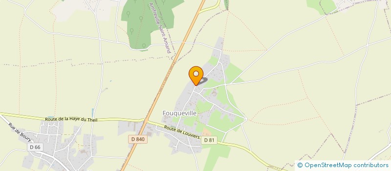 localisation de l'entreprise COMMUNE DE FOUQUEVILLE  FOUQUEVILLE