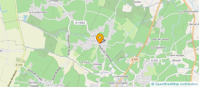 localisation de l'entreprise COMMUNE DE FOURS  FOURS