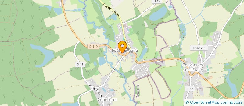 localisation de l'entreprise COMMUNE DE FOUSSEMAGNE à FOUSSEMAGNE