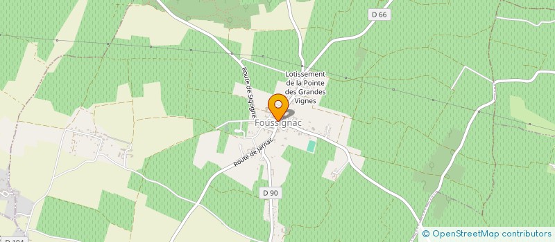 localisation de l'entreprise COMMUNE DE FOUSSIGNAC à FOUSSIGNAC