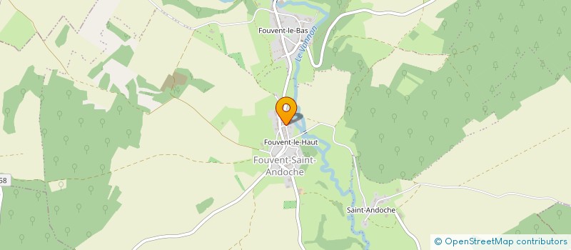 localisation de l'entreprise COMMUNE DE FOUVENT-SAINT-ANDOCHE  FOUVENT-SAINT-ANDOCHE