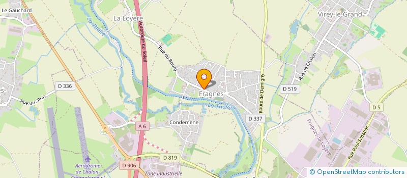 localisation de l'entreprise COMMUNE DE FRAGNES - LA LOYERE à FRAGNES-LA LOYERE