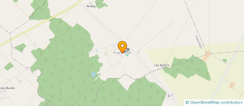 localisation de l'entreprise COMMUNE DE FRANCILLON à FRANCILLON