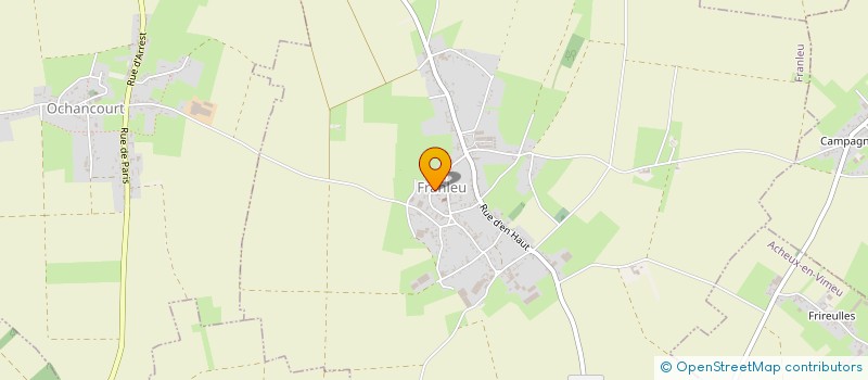 localisation de l'entreprise COMMUNE DE FRANLEU  FRANLEU