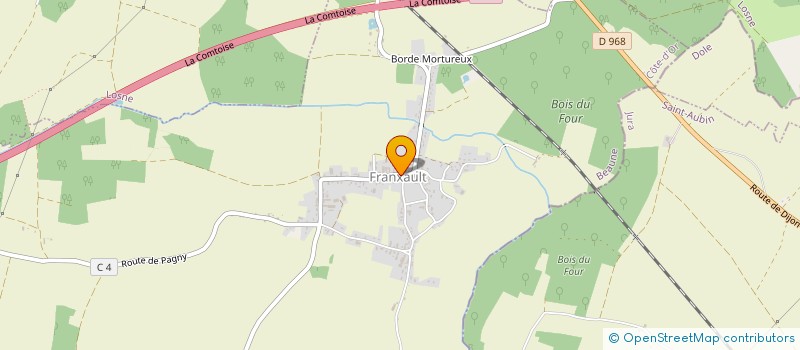 localisation de l'entreprise COMMUNE DE FRANXAULT  FRANXAULT