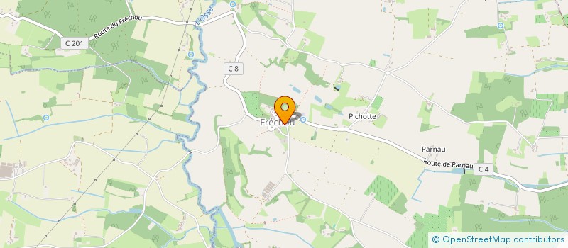 localisation de l'entreprise COMMUNE DE FRECHOU  FRECHOU