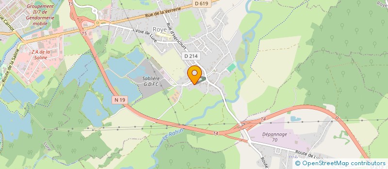 localisation de l'entreprise COMMUNE DE FREDERIC-FONTAINE  FREDERIC-FONTAINE