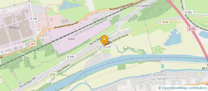 localisation de l'entreprise COMMUNE DE FRENEUSE à FRENEUSE