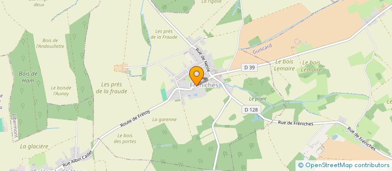 localisation de l'entreprise COMMUNE DE FRENICHES  FRENICHES