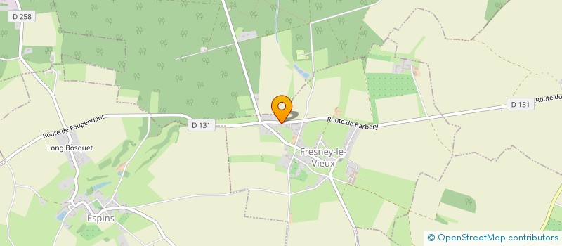 localisation de l'entreprise COMMUNE DE FRESNEY LE VIEUX  FRESNEY-LE-VIEUX