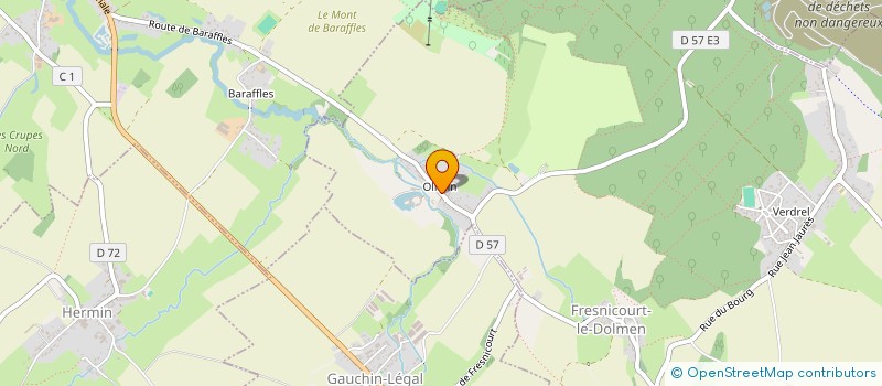 localisation de l'entreprise COMMUNE DE FRESNICOURT LE DOLMEN  FRESNICOURT-LE-DOLMEN