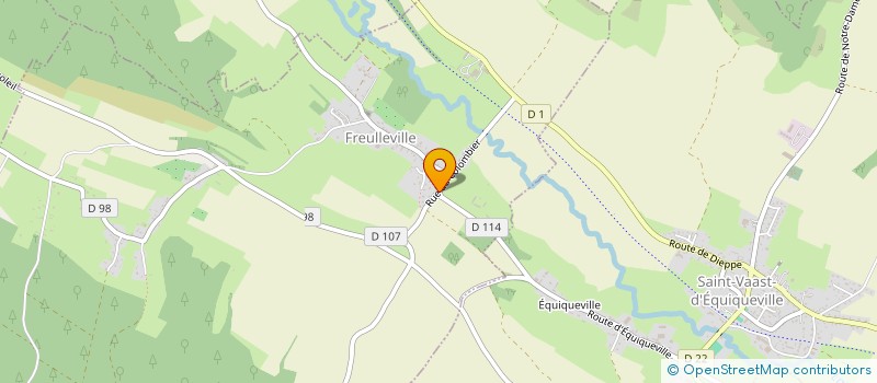 localisation de l'entreprise COMMUNE DE FREULLEVILLE  FREULLEVILLE