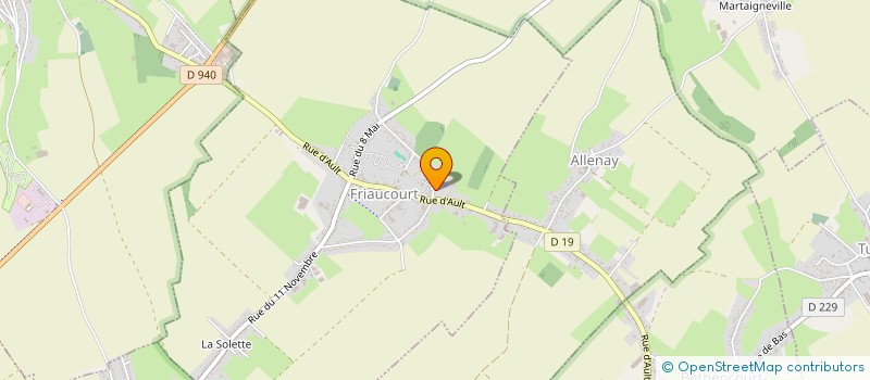 localisation de l'entreprise COMMUNE DE FRIAUCOURT  FRIAUCOURT