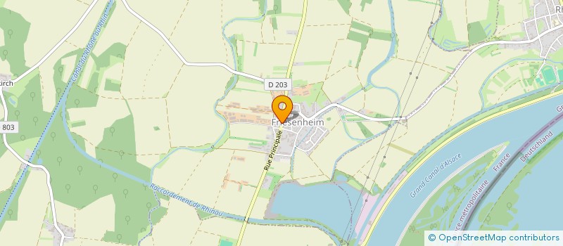 localisation de l'entreprise COMMUNE DE FRIESENHEIM  FRIESENHEIM