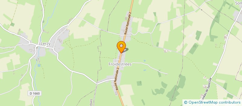 localisation de l'entreprise COMMUNE DE FROIDESTREES  FROIDESTREES