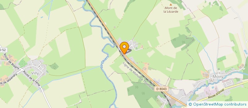 localisation de l'entreprise COMMUNE DE FROMY  FROMY