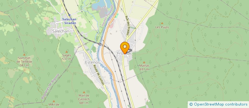 localisation de l'entreprise COMMUNE DE FRONSAC  FRONSAC