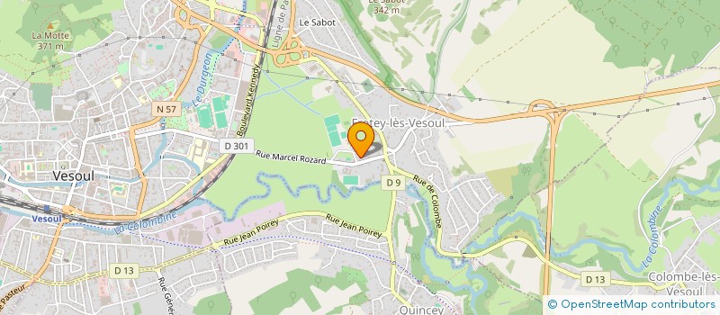 localisation de l'entreprise COMMUNE DE FROTEY-LES-VESOUL  FROTEY-LES-VESOUL