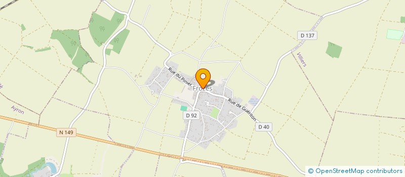 localisation de l'entreprise COMMUNE DE FROZES  FROZES