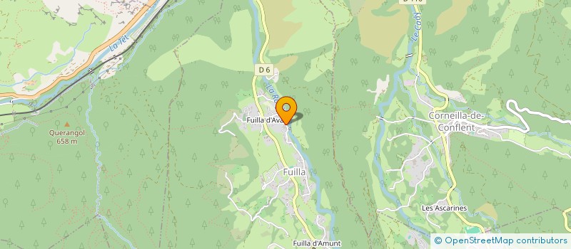 localisation de l'entreprise COMMUNE DE FUILLA  FUILLA