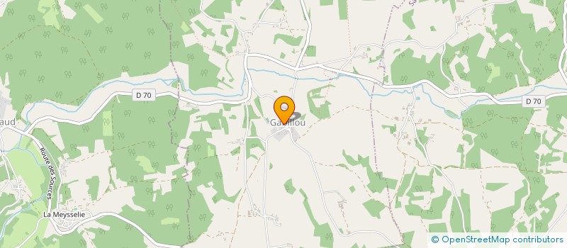 localisation de l'entreprise COMMUNE DE GABILLOU  GABILLOU