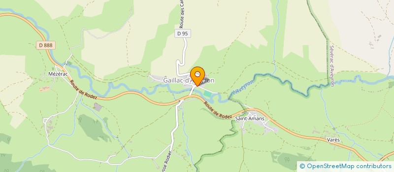 localisation de l'entreprise COMMUNE DE GAILLAC D AVEYRON  GAILLAC-D'AVEYRON