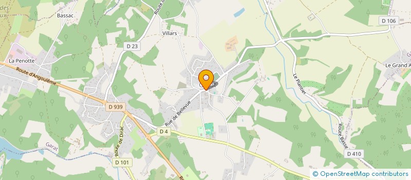 localisation de l'entreprise COMMUNE DE GARAT  GARAT