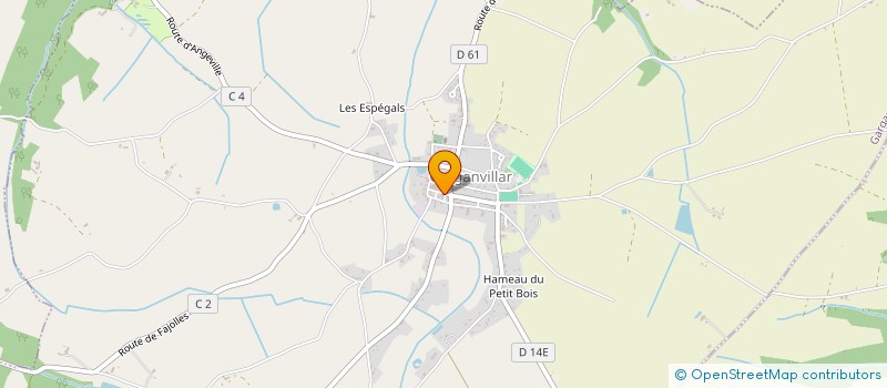 localisation de l'entreprise COMMUNE DE GARGANVILLAR  GARGANVILLAR