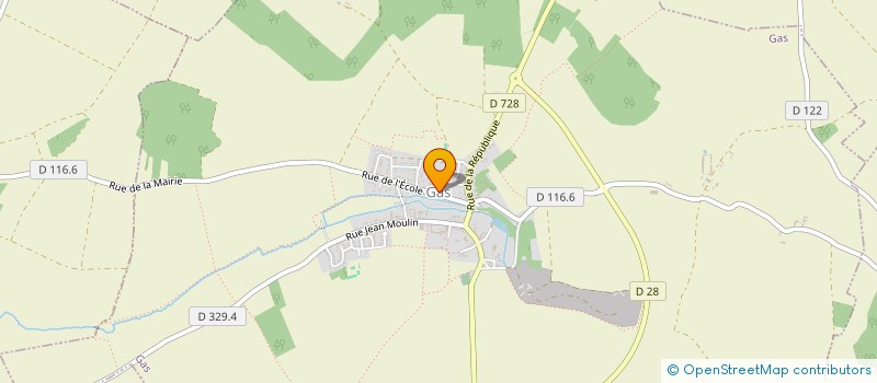 localisation de l'entreprise COMMUNE DE GAS à GAS