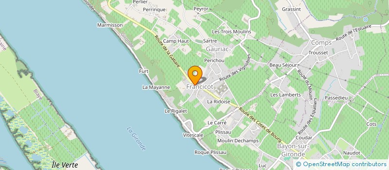 localisation de l'entreprise COMMUNE DE GAURIAC  GAURIAC