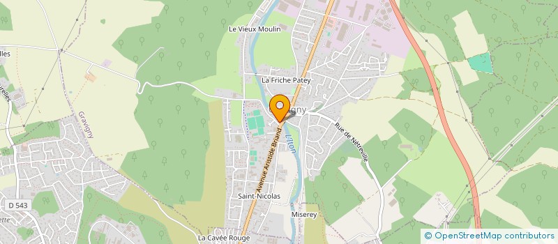 localisation de l'entreprise COMMUNE DE GAUVILLE LA CAMPAGNE  GAUVILLE-LA-CAMPAGNE