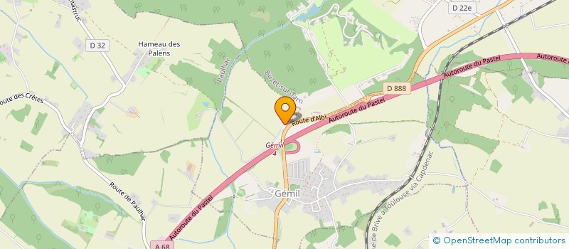 localisation de l'entreprise COMMUNE DE GEMIL  GEMIL