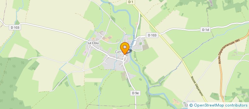 localisation de l'entreprise COMMUNE DE GENAY  GENAY