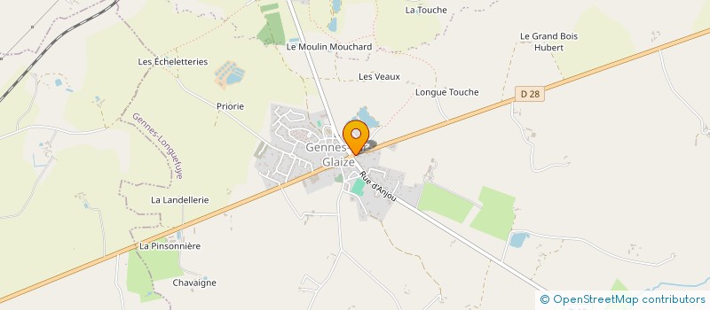 localisation de l'entreprise COMMUNE DE GENNES-LONGUEFUYE à GENNES-LONGUEFUYE