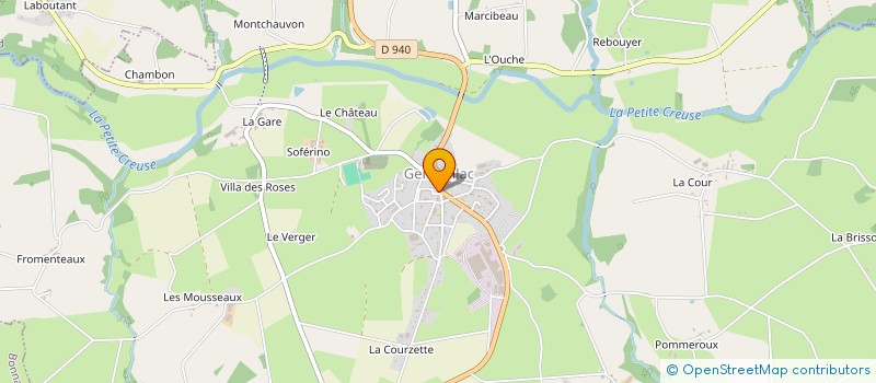 localisation de l'entreprise COMMUNE DE GENOUILLAC à GENOUILLAC