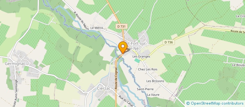 localisation de l'entreprise COMMUNE DE GENSAC LA PALLUE à GENSAC-LA-PALLUE