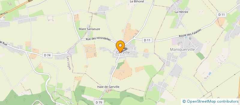 localisation de l'entreprise COMMUNE DE GERVILLE  GERVILLE