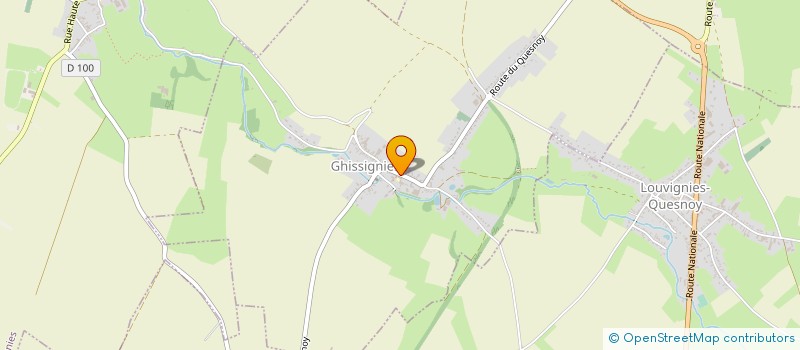 localisation de l'entreprise COMMUNE DE GHISSIGNIES à GHISSIGNIES