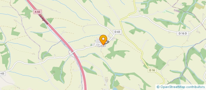 localisation de l'entreprise COMMUNE DE GIBEL  GIBEL