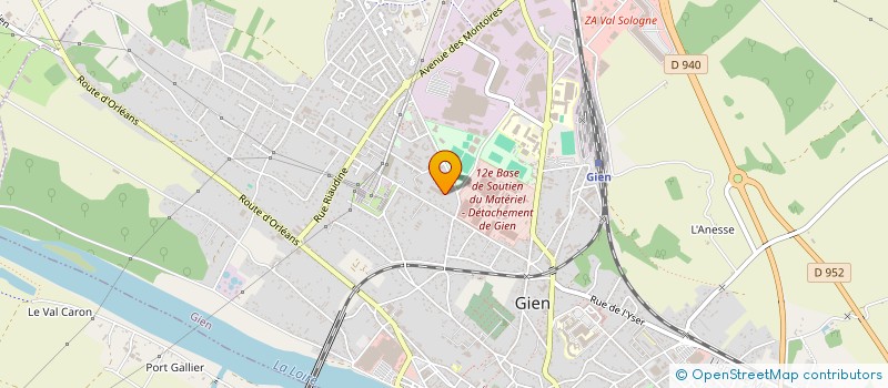 localisation de l'entreprise COMMUNE DE GIEN à GIEN