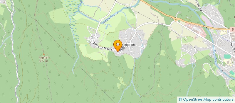 localisation de l'entreprise COMMUNE DE GIEZ  GIEZ