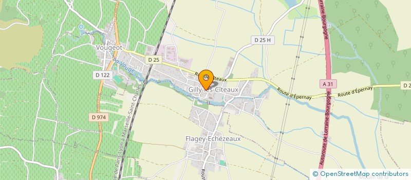 localisation de l'entreprise COMMUNE DE GILLY LES CITEAUX  GILLY-LES-CITEAUX