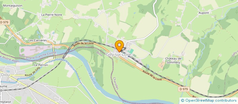localisation de l'entreprise COMMUNE DE GILLY SUR LOIRE  GILLY-SUR-LOIRE