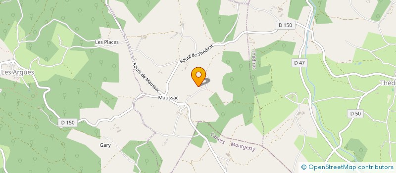 localisation de l'entreprise COMMUNE DE GINDOU  GINDOU