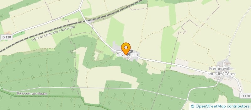 localisation de l'entreprise COMMUNE DE GIRAUVOISIN à GIRAUVOISIN
