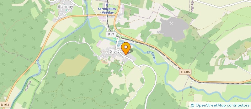 localisation de l'entreprise COMMUNE DE GIVRY  GIVRY