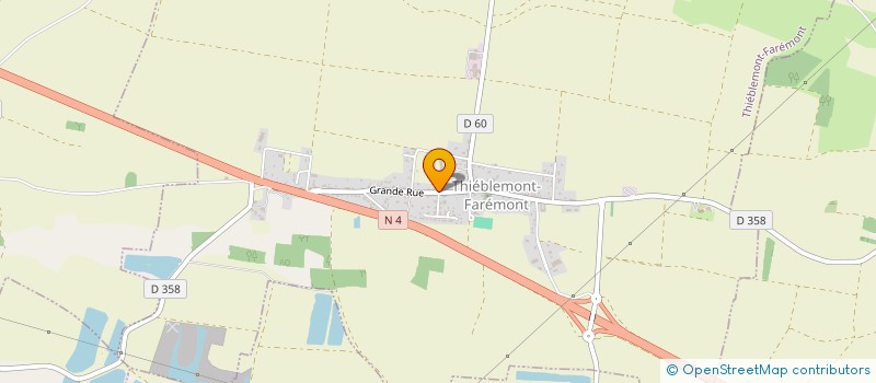 localisation de l'entreprise COMMUNE DE GLANNES  GLANNES