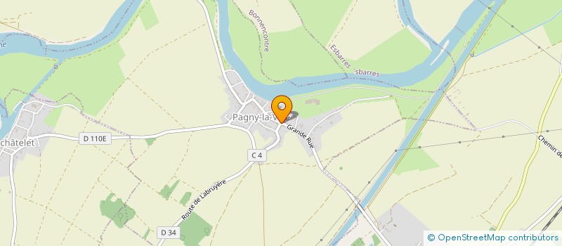 localisation de l'entreprise COMMUNE DE GLANON  GLANON