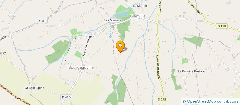 localisation de l'entreprise COMMUNE DE GLANVILLE  GLANVILLE